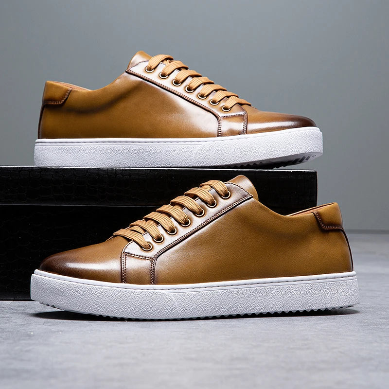 Sneakers in Pelle da Uomo